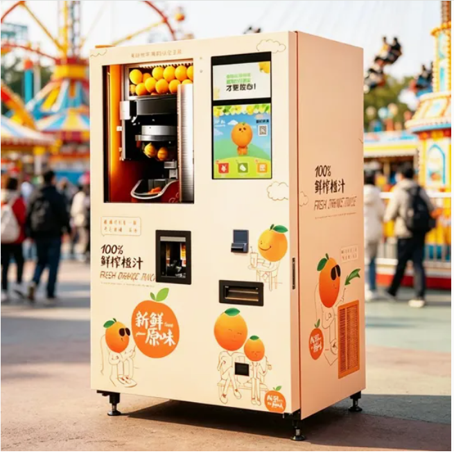 Sealed Orange Juice Vending Machine